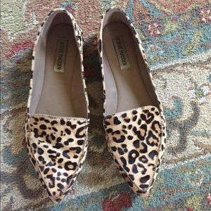 Steve Madden feather loafer.